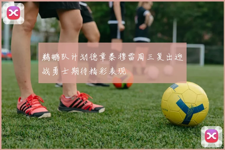 鹈鹕队计划德章泰穆雷周三复出迎战勇士期待精彩表现